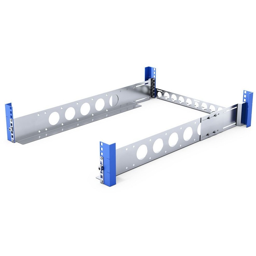 2U WIDE EQUIPMENT UNIVERSAL RAIL 24IN (D) WITH WIREBAR