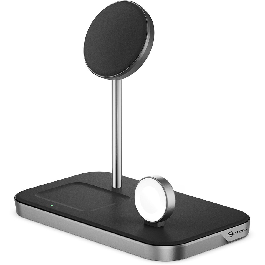 ALOGIC MAGSPEED 3-IN-1 WIRELESS 15W CHARGING STATION - BLACK