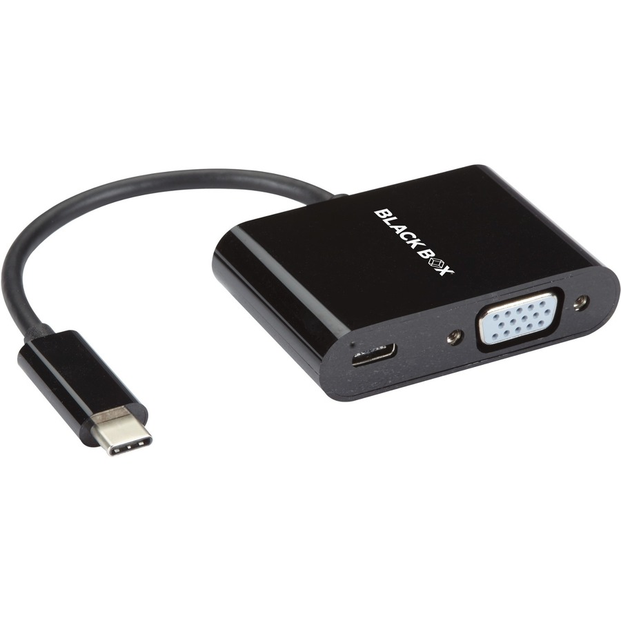 USB-C ADAPTER - USB-C TO VGA ADAPTER WITH POWER DELIVERY, 1920X1200 / 1080P, 60W