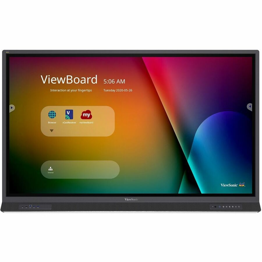65IN VIEWBOARD 4K ULTRA HD INTERACTIVE FLAT PANEL DISPLAY WITH INTEGRATED MICROP
