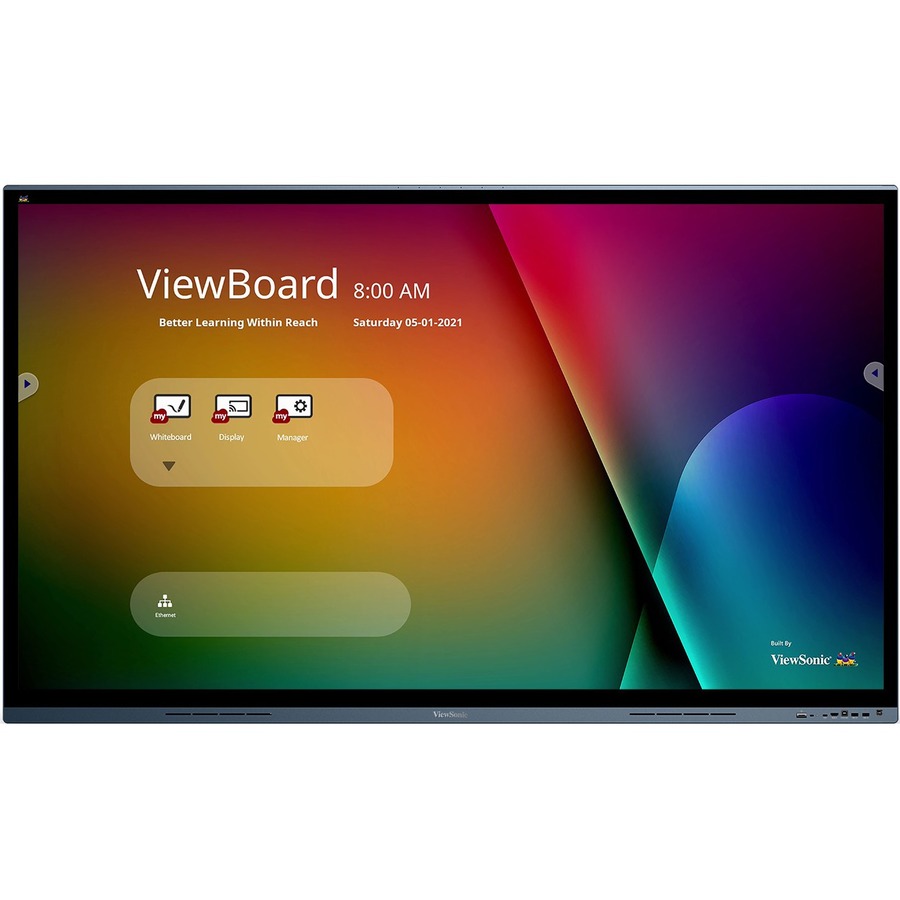 75IN VIEWBOARD 4K INTERACTIVE FLAT PANEL WITH PCAP TECHNOLOGY,3840 X 2160 RESOLU