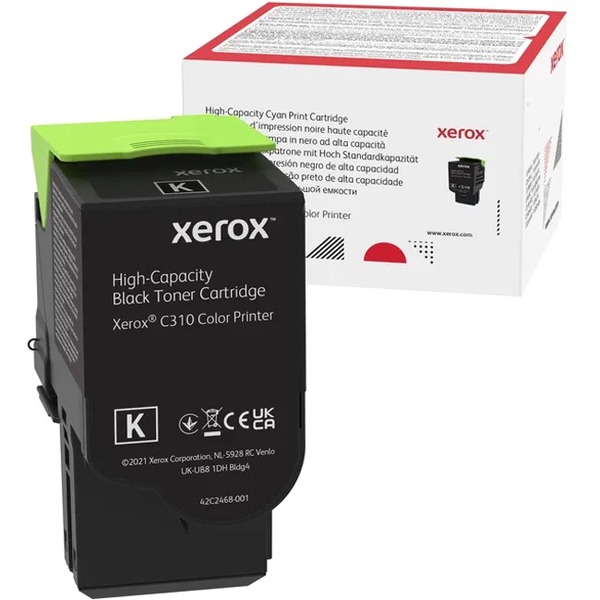 XEROX C310 BLACK HIGH CAPACITY TONER CARTRIDGE (8000 PAGES)
