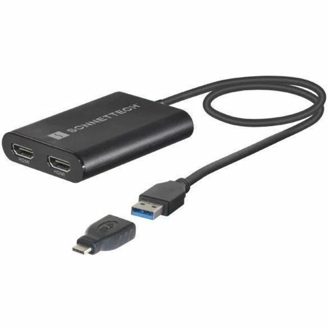 USB 3 DISPLAYLINK DUAL 4K 60HZ HDMI ADAPTER