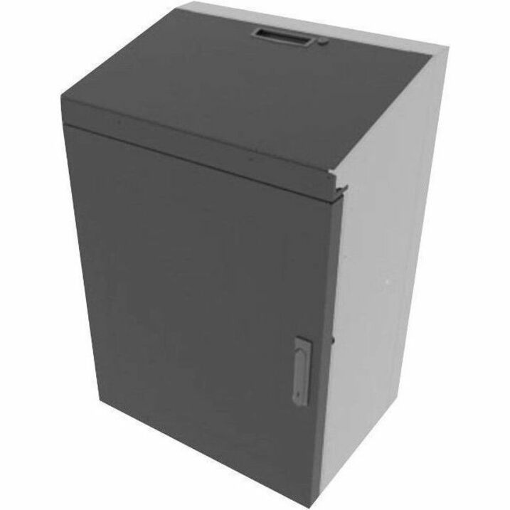 VWM DOOR W/SOLID,42H X 10D,BLACK
