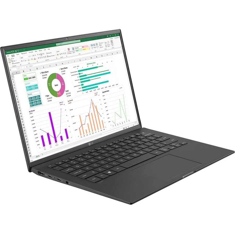 14 LG GRAM LIGHTWEIGHT NOTEBOOK, HDD TPM, 8GB DDR, 256GB SSD, FINGERPRINT SENSOR