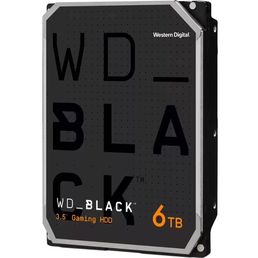 Disque dur interne WD Black de 6 To, 3,5 pouces, SATA 7200 tr/min, garantie de 5 ans (WD6004FZWX)