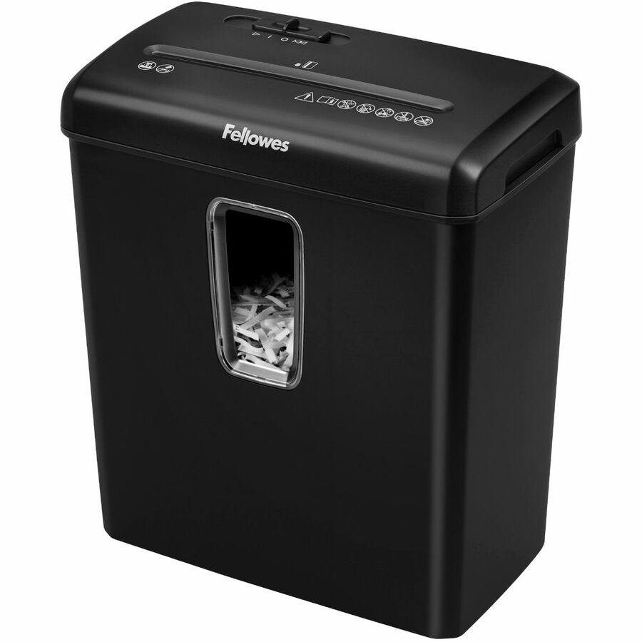 Shreds 6 Sheets per Pass (70gsm) into 4x34mm Cross-Cut Particles (Security Level