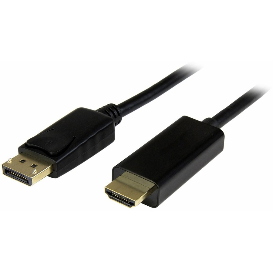 4xem 6ft Displayport Male to Hdmi Male Active Dp Hdmi 4k Cable Black