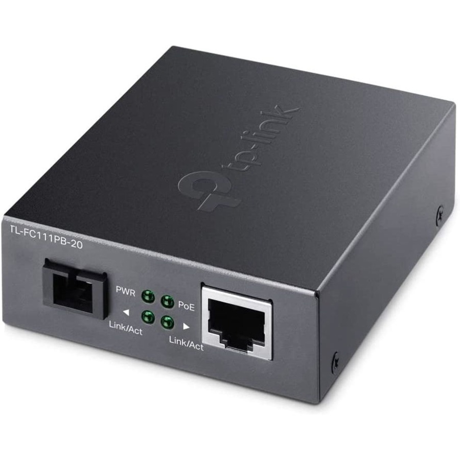 10/100MBPS WDM MEDIA CONVERTER WITH 1-PORT POE