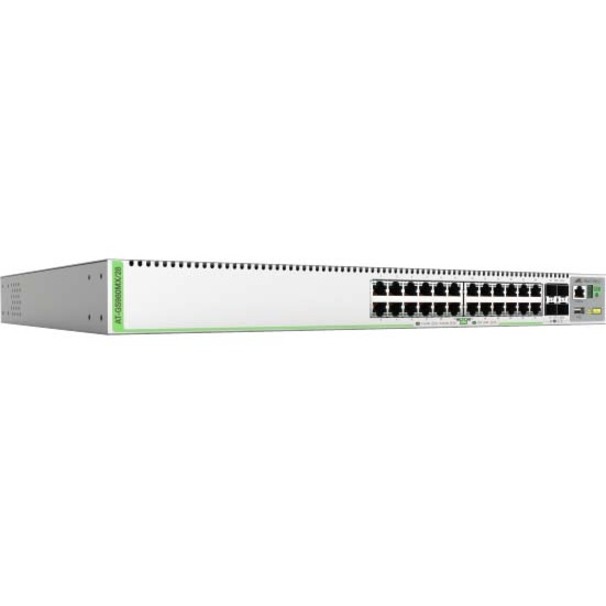 L3 STACKABLE SWITCH, 24X 10/100/1000-T, 4X SFP+ PORTS