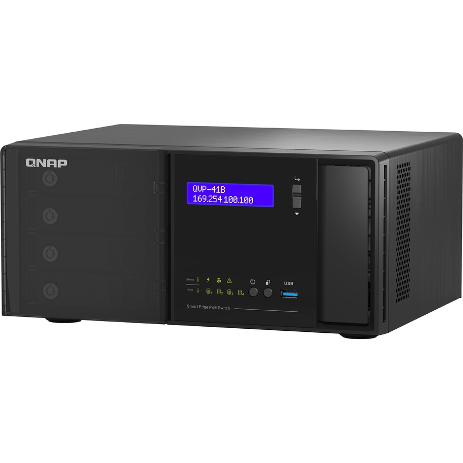QNAP 8 BAY NVR, 8CH (MAX CHANNELS: 24), VMS BUILT-IN, IP SURVEILLANCE, HDMI OUTP