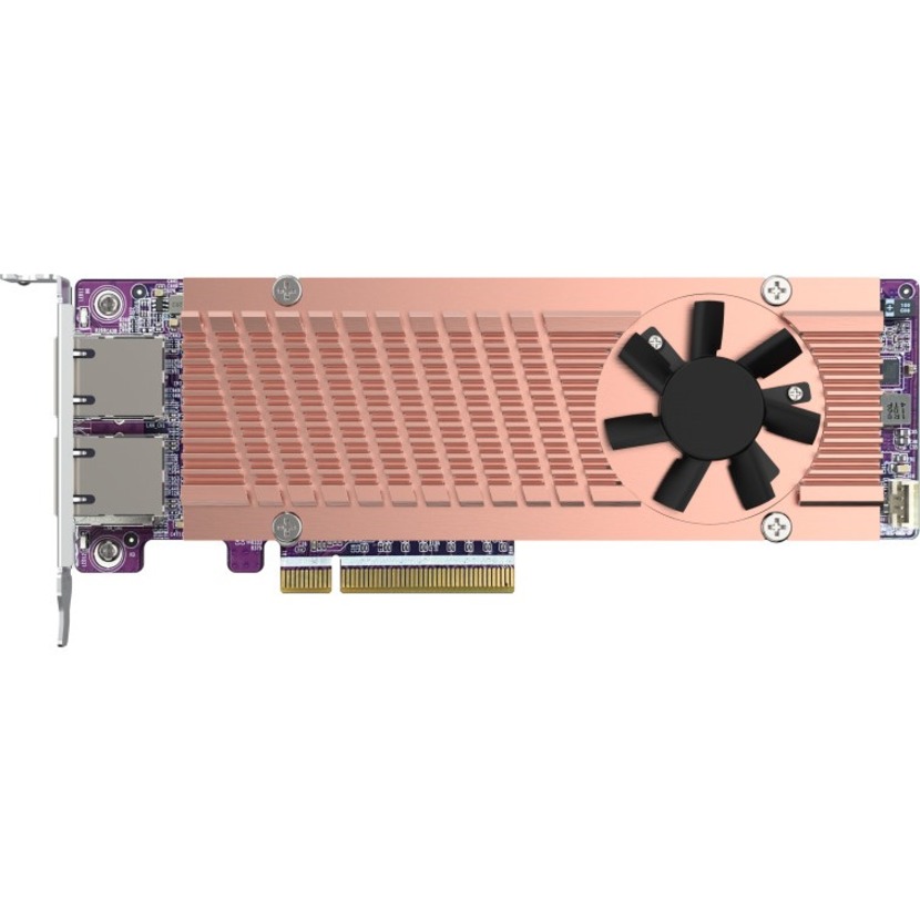 QM2 SERIES, 2 X PCIE 2280 M.2 SSD SLOTS, PCIE GEN4 X 8, 2 X AQC113C 10GBE NBASE-