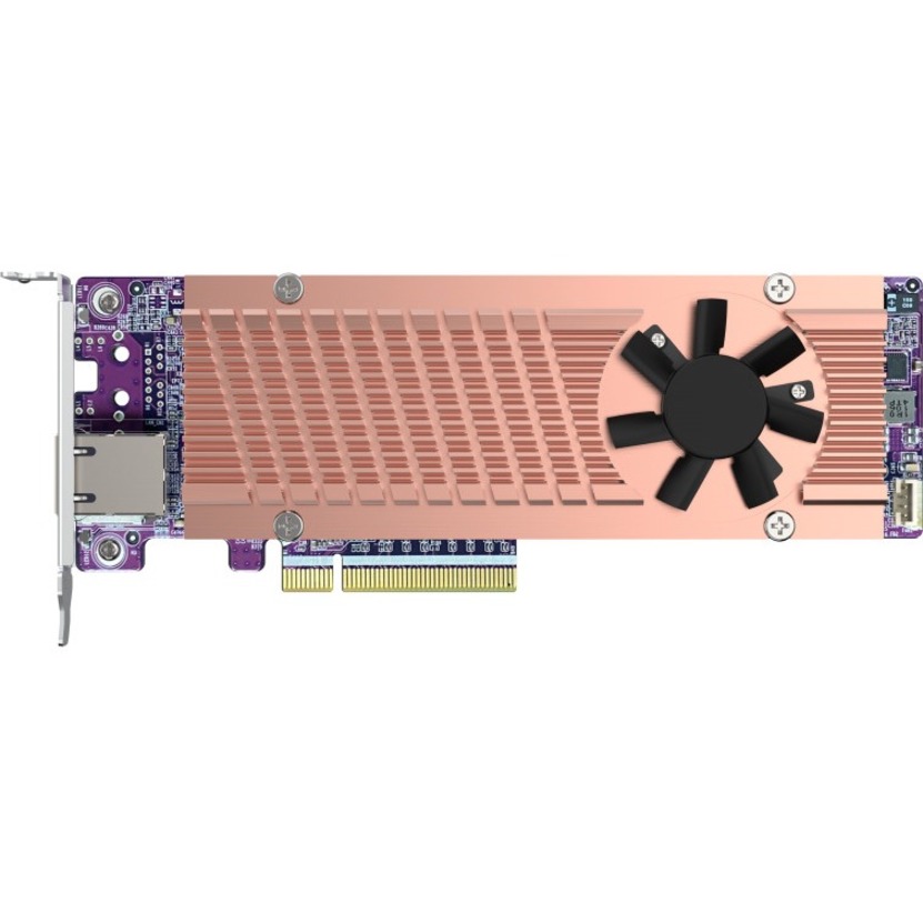QM2 SERIES, 2 X PCIE 2280 M.2 SSD SLOTS, PCIE GEN4 X 8, 1 X AQC113C 10GBE NBASE-