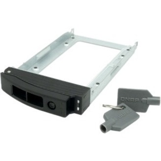 2.5 SSD TRAY WITH KEY LOCK AND TWO KEYS, BLACK AND METAL