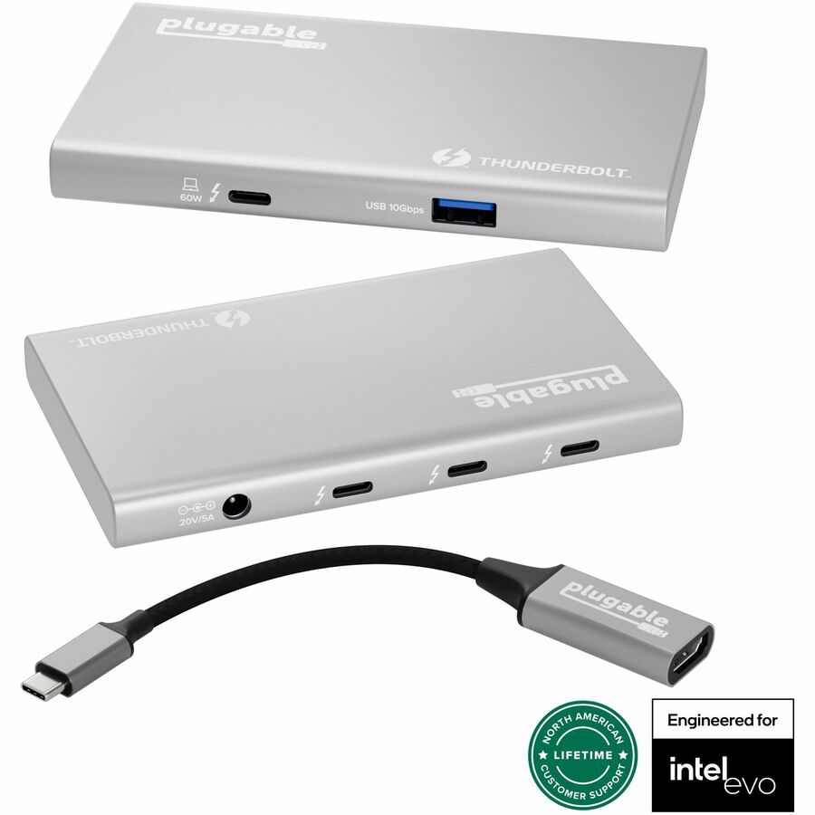 PLUGABLE USB4 THUNDERBOLT 4 HUB