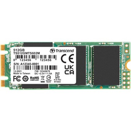 512GB, M.2 2260 SSD, SATA3 B+M KEY, MLC