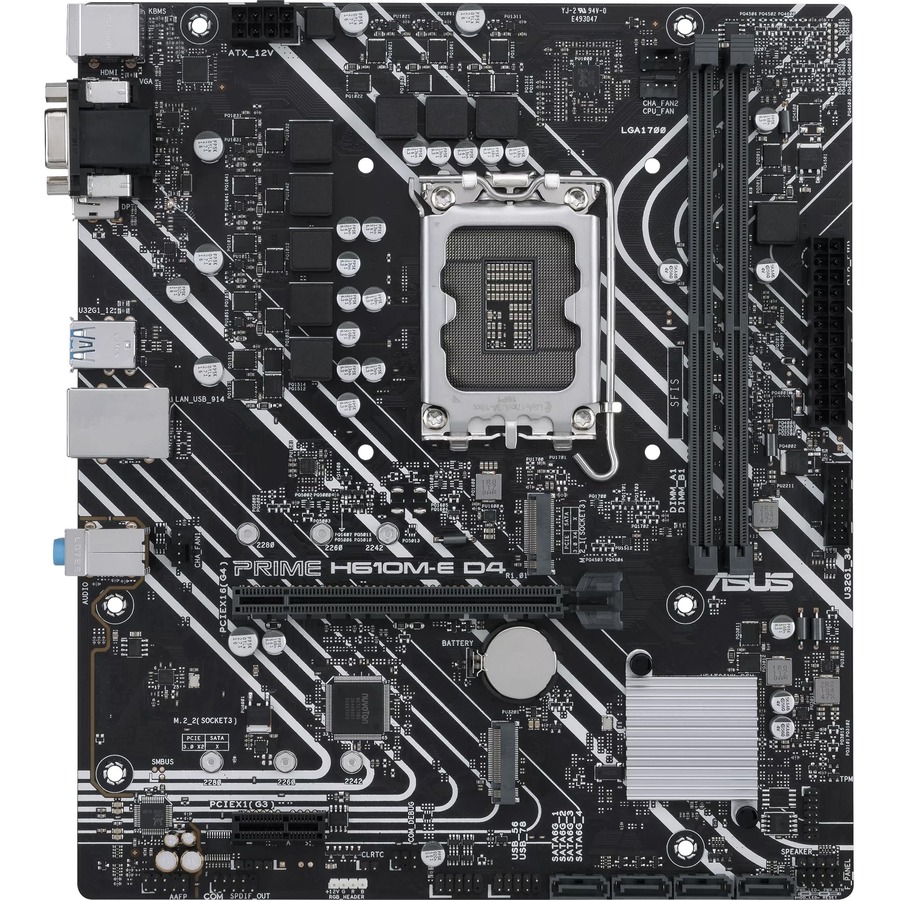 ASUS PRIME H610M-E D4-CSM LGA 1700(INTEL 12TH&13TH GEN) MATX COMMERCIAL MOTHERBO