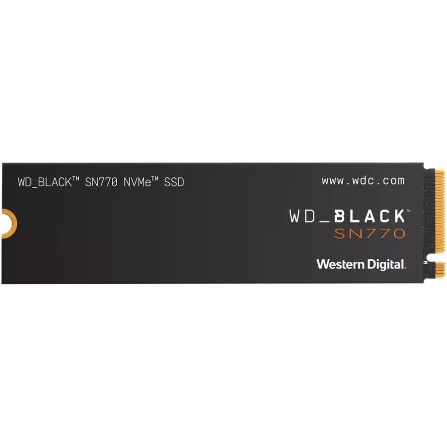 SSD WD Black SN770 250 Go PCIe Gen4 NVMe M.2 2280 Lecture : 4000 Mo/s, Écriture : 2000 Mo/s (WDS250G3X0E)