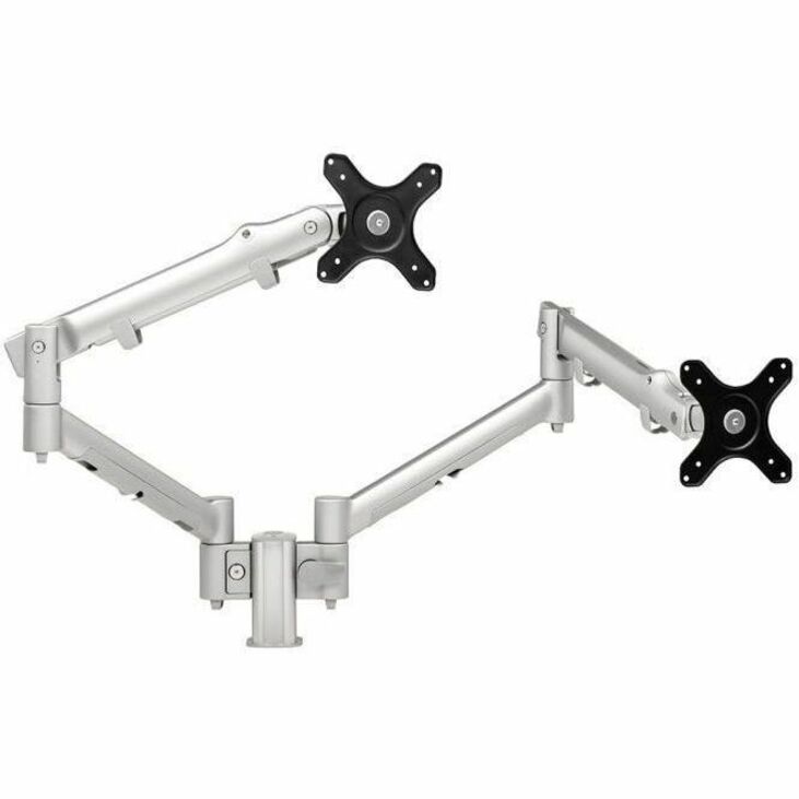 IDEAL FOR TWO MONITORS EACH WEIGHING UP TO 17.6 LBS. CURVED & FLAT. UPGRADEABLE