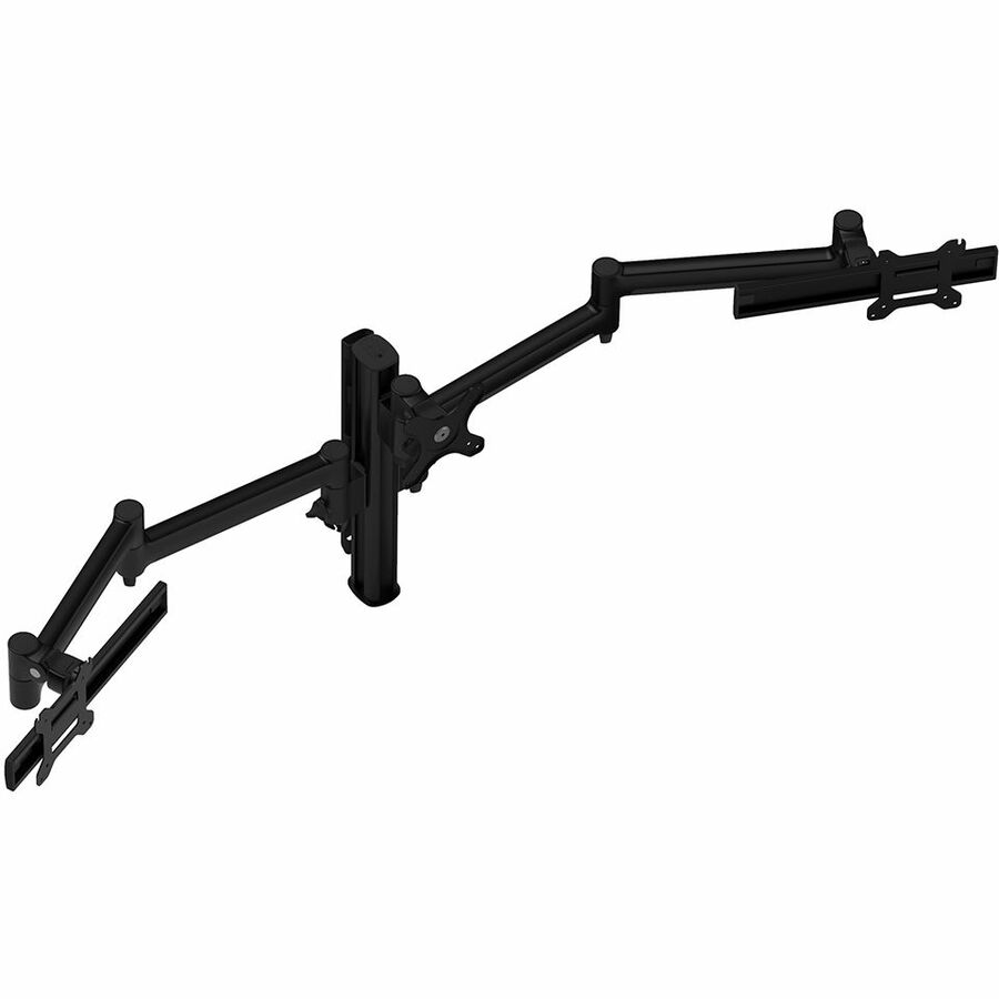 TRIPLE MOUNT W SLIDERS H BLACK