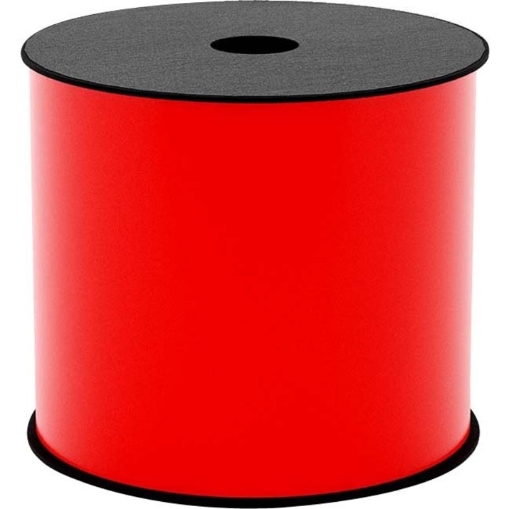 4IN WIDE TT CONTINUOUS VINYL RED LABEL (USE BMSLPR02 INK RIBBON), 2.8MIL, 5+ YEA