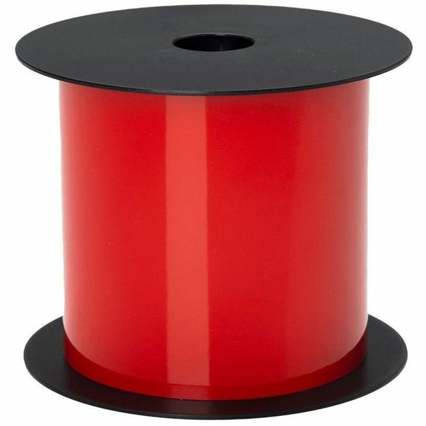 4IN WIDE TT SAFETY GRADE REFLECTIVE CONTINUOUS RED LABEL (USE BMSLPR02 RIBBON),