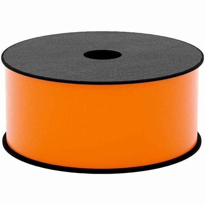 2IN WIDE TT CONTINUOUS VINYL ORANGE LABEL (USE BMSLPR03XX INK RIBBONS), 2.8MIL,