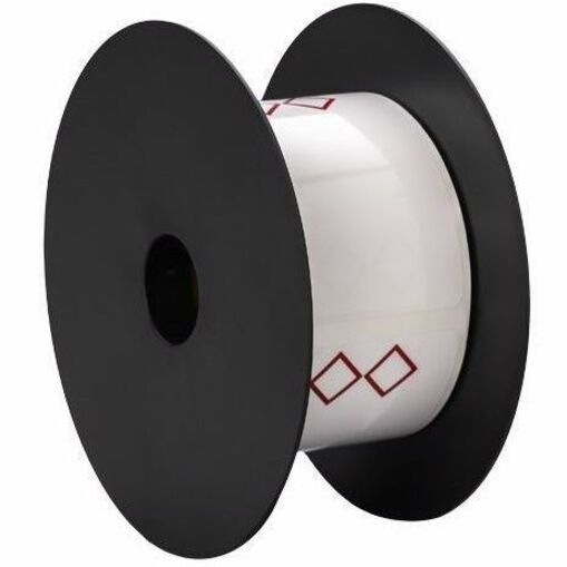 3INX2IN TT GHS 2 DIAMONDS WHITE LABEL (USE BMSLPR03XX INK RIBBONS), 3MIL, 5+ YEA