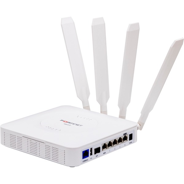 FORTINET HW FEX-101F-AM FEX-101F-AM - Indoor Broadband Wireless WAN Router with 1x Dual SIM 3G/4G LTE CAT6 M.2 Module (DL/UL=300M/50Mbps) for North America Carriers. 5x GE WAN/LAN configurable RJ45 ports including 1x 802.3af/at POE PD port and GPS/GNSS service.