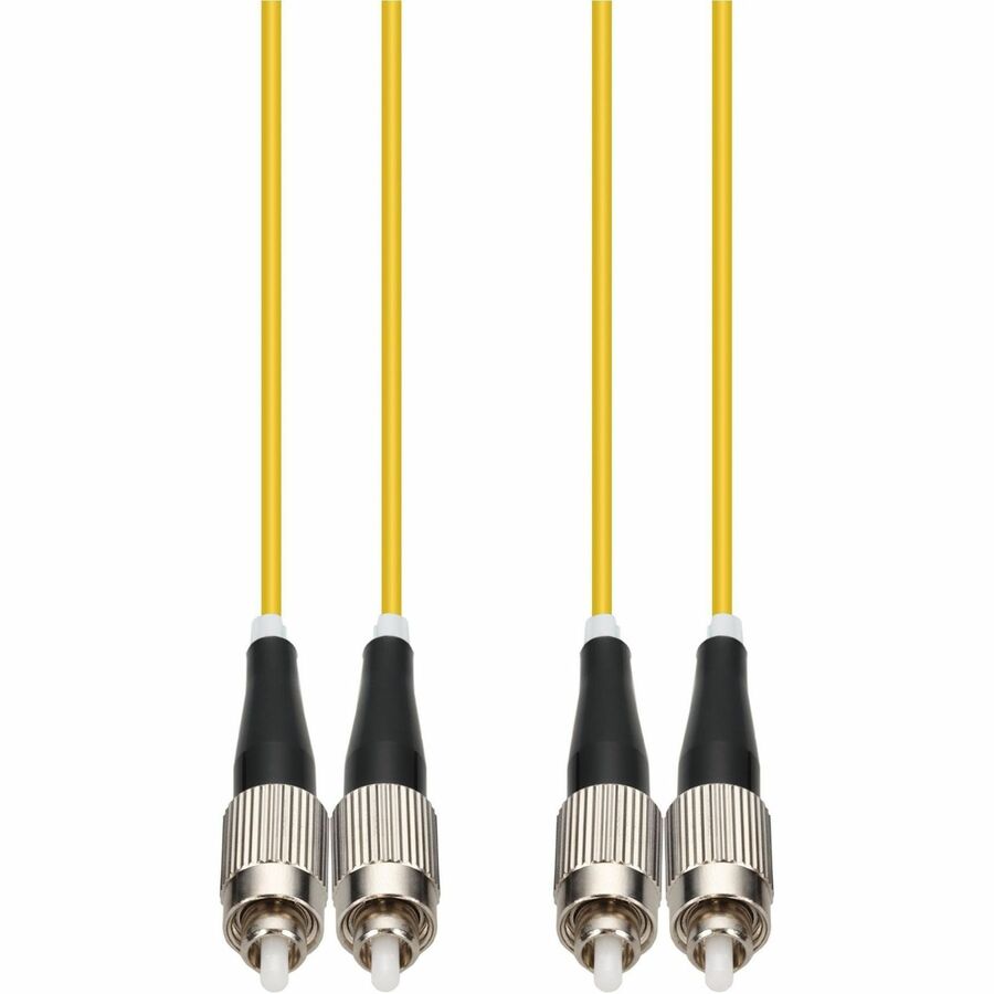 2M FC TO FC YELLOW OS2 DUPLEX OFNR (RISER-RATED) SMF FIBER PATCH CABLE