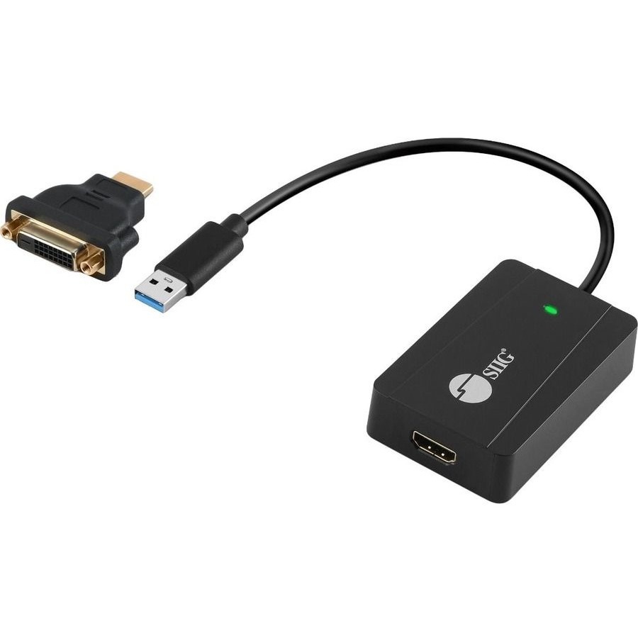 SIIG USB 3.0 TO HDMI/DVI PRO 5 GBPS, 1080P (JU-H30H11-S1)