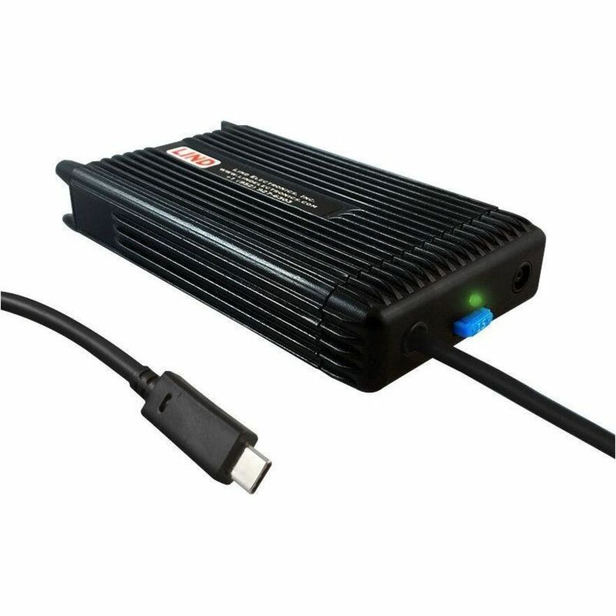 100W USBC DC POWER ADAPTER, 12-32VIN, BARE-WIRE INPUT, STRAIGHT USBC
