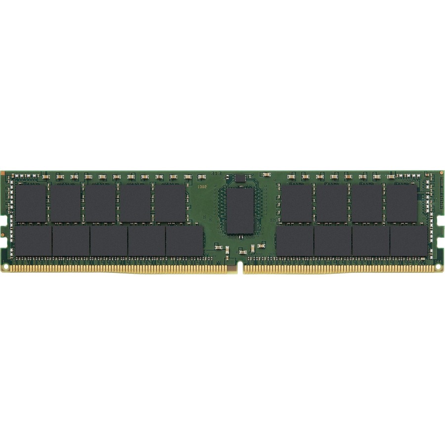 Kingston 64GB DDR4 SDRAM Memory Module - 64 GB - DDR4-3200/PC4-25600 DDR4 SDRAM - 3200 MHz Dual-rank Memory - CL22 - ECC - Registered - 288-pin - DIMM - Lifetime Warranty