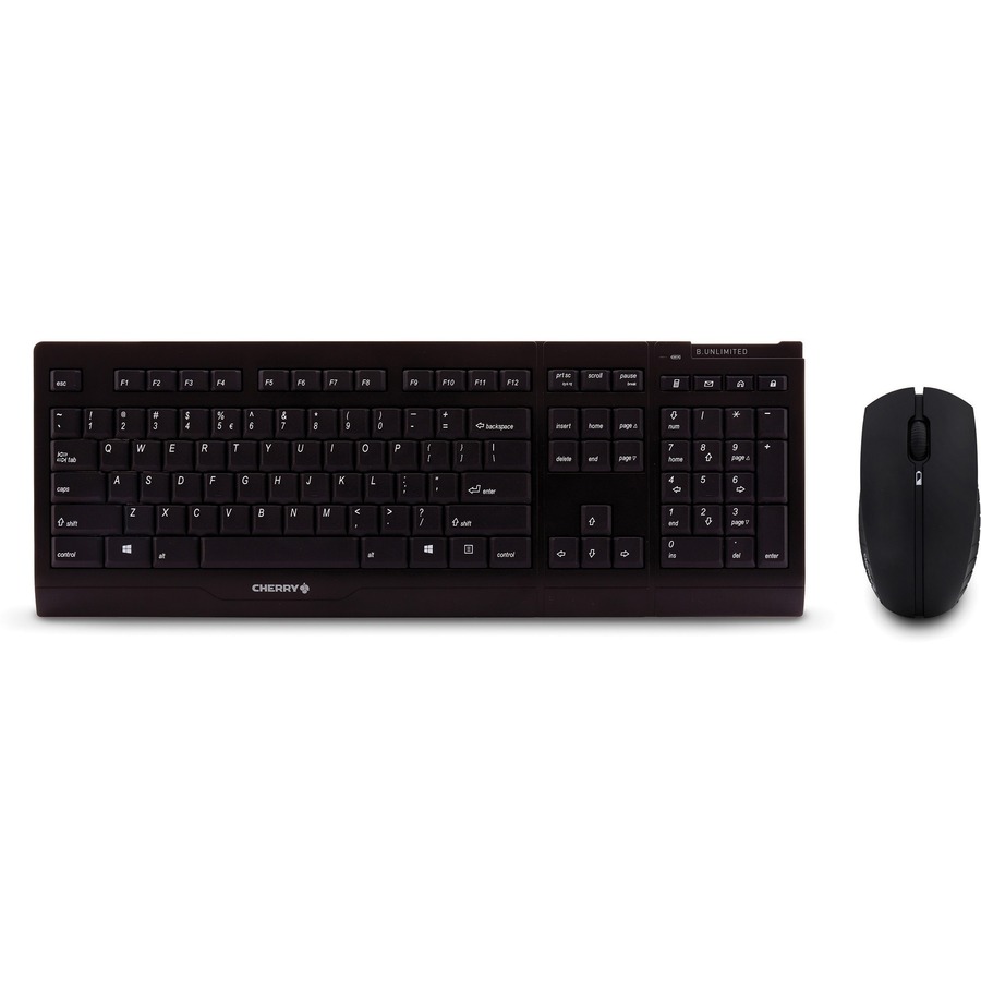 WIRELESS 104+4 KEYS BLACK 128 BIT AES EN