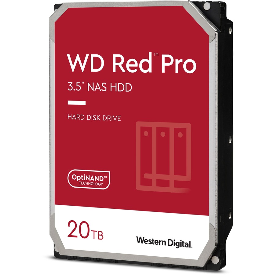 isque dur interne WD Red Pro de 20 To, 7200 tr/min, SATA 3,5", garantie de 5 ans (WD201KFGX