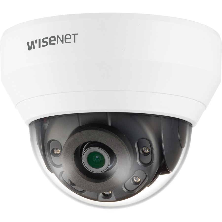 WISENET Q NETWORK INDOOR DOME CAMERA, 4MP @30FPS, 2.8MM FIXED FOCAL LENS (107 ),