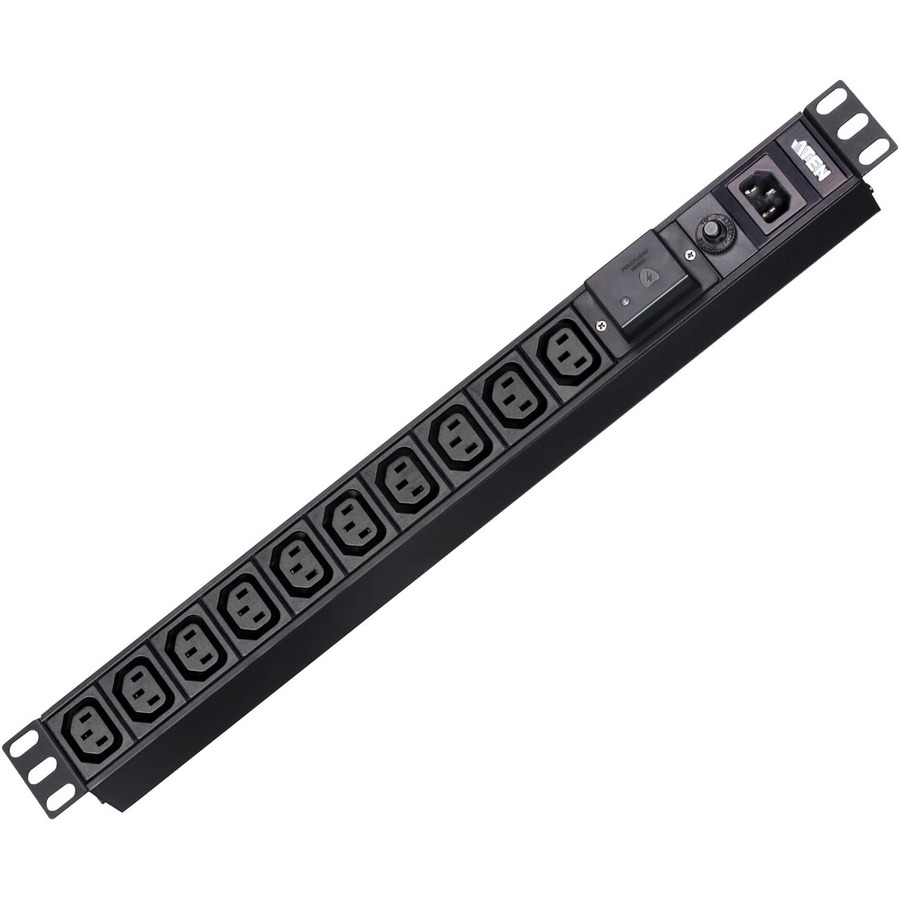 10 OUTLETS 15A BASIC PDU W/ SURGE PROTECTION - 100-240V