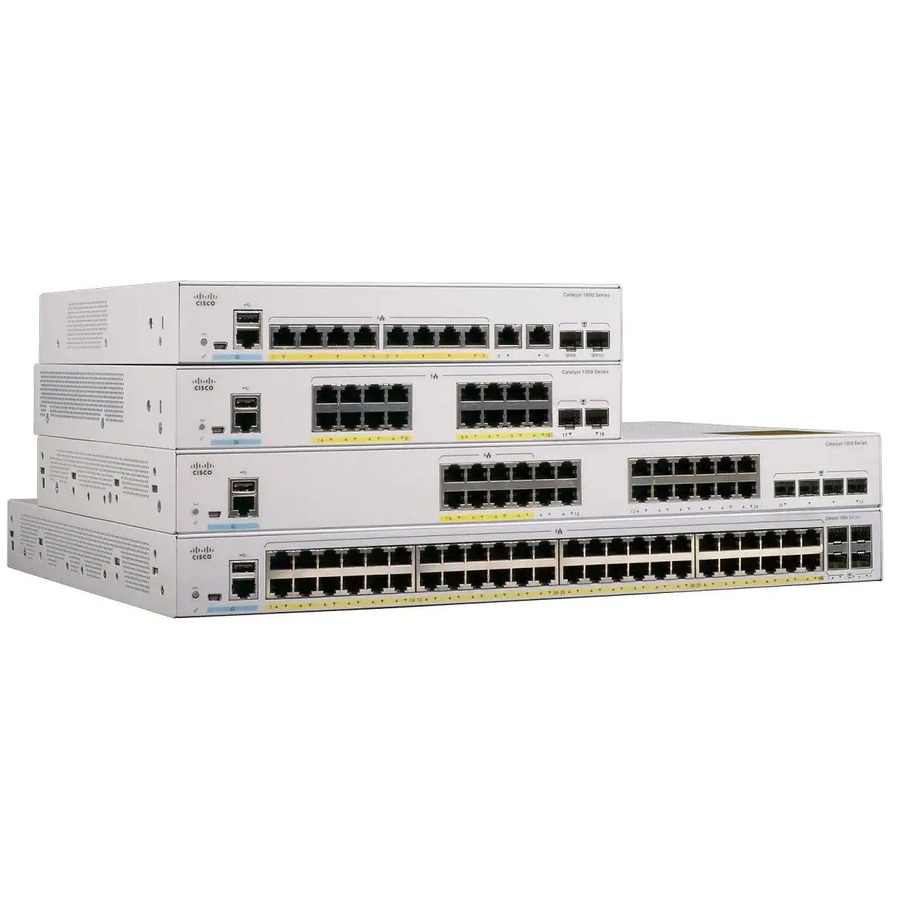 CATALYST 1000 24 PORT FE, 2X1G SFP ,2X1GCOMBO REMANUFACTURED