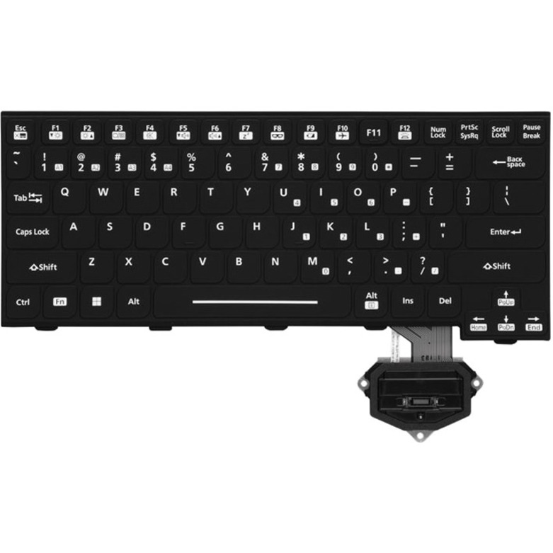 RUBBER KEYBOARD (US) FOR FZ-40. FEATURES COLOR-SELECTABLE BACKLIGHT WITH 4 LEVEL