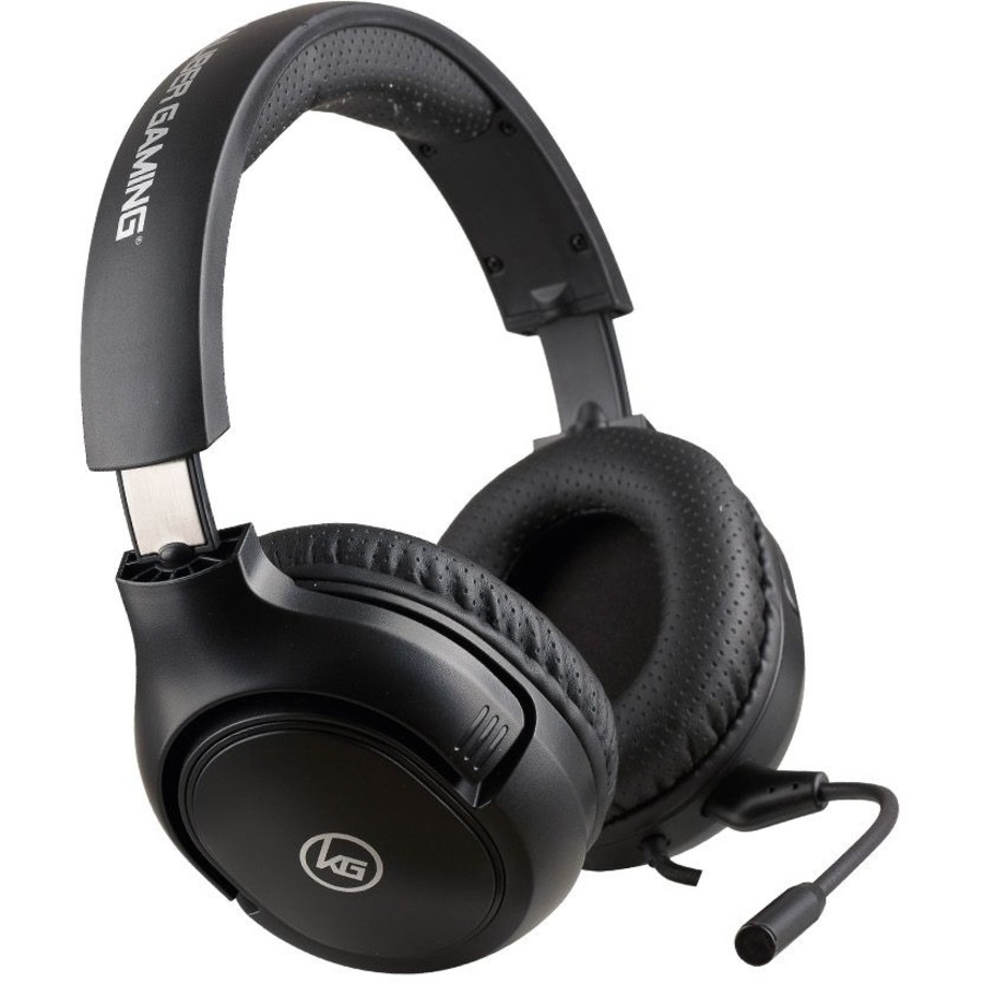 KALIBER GAMING 4WAY SWIVEL HEADSET W/DETACHABLE MIC.3.5MM