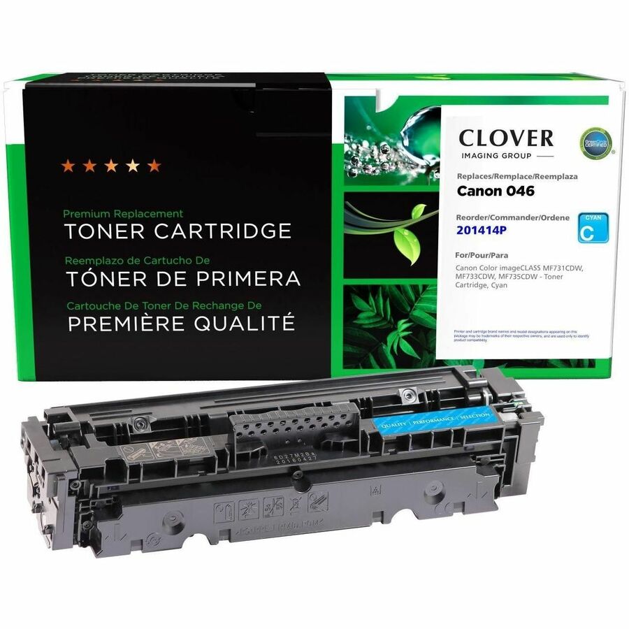 CLOVER IMAGING REMANUFACTURED CYAN TONER CARTRIDGE FOR CANON 1249C001 (046)