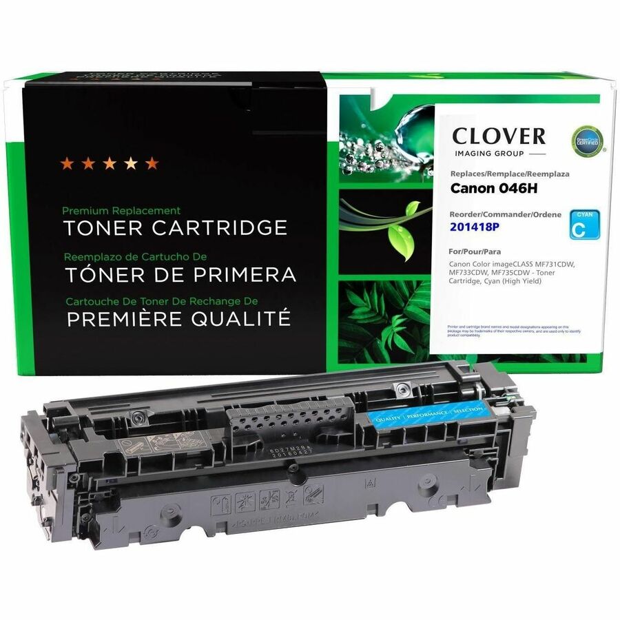 CLOVER IMAGING REMANUFACTURED HIGH YIELD CYAN TONER CARTRIDGE FOR CANON 1253C001