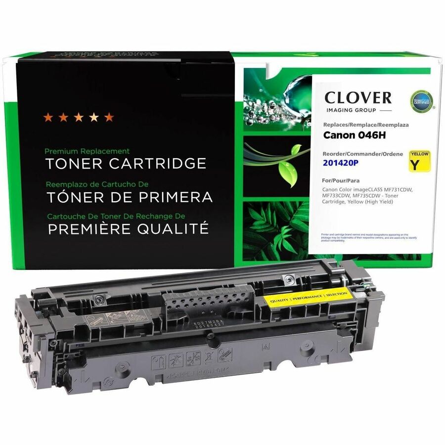CLOVER IMAGING REMANUFACTURED HIGH YIELD YELLOW TONER CARTRIDGE FOR CANON 1251C0