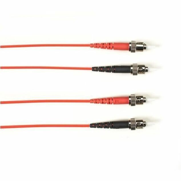 SM FO PATCH CABLE DUPLX, LSZH, RED, STST, NON-CANCELABLE, NON-RETURNABLE