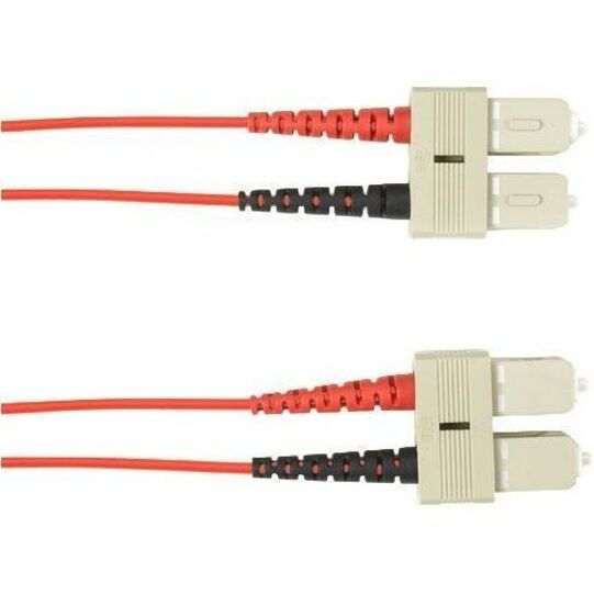 SM FO PATCH CABLE DUPLX, LSZH, RED, SCSC, NON-CANCELABLE, NON-RETURNABLE
