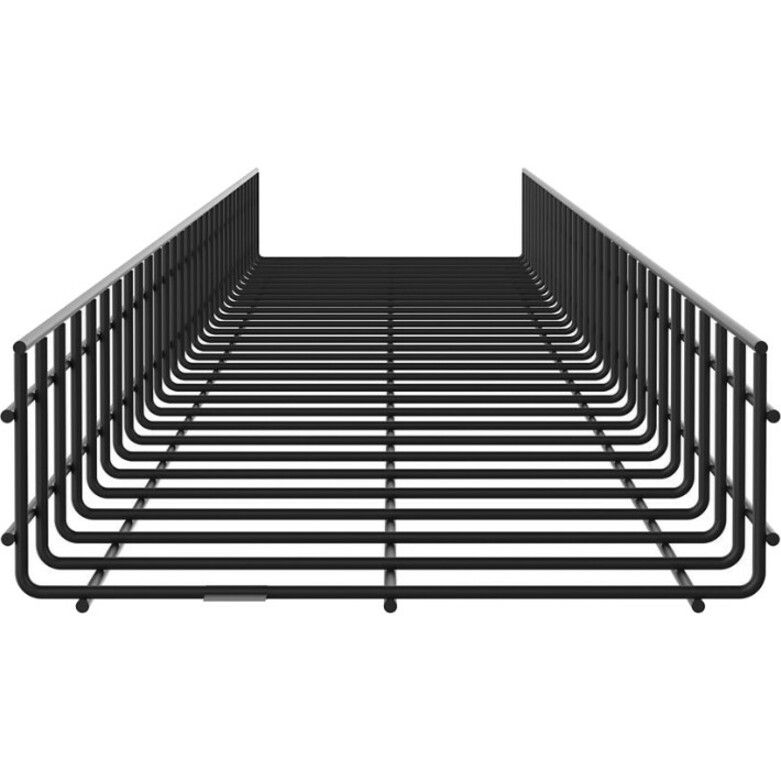 WIRE BASKET 4IN H 12IN W BL POWDPK1MOQ5