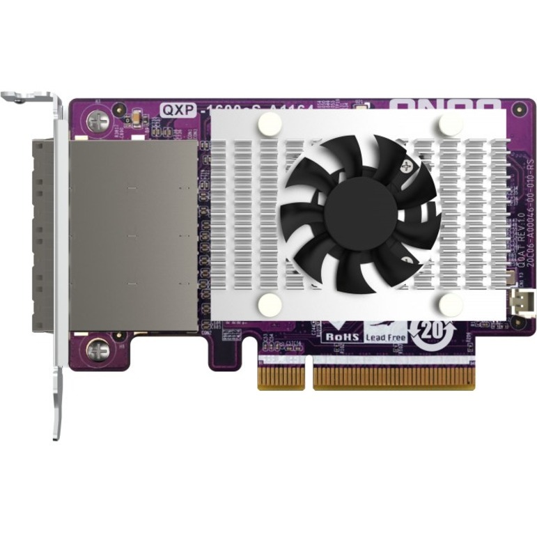 4-PORT MINISAS HD HOST BUS ADAPTER, 16 X SATA, PCIE 3.0 X8, FOR QNAP NAS, WINDO
