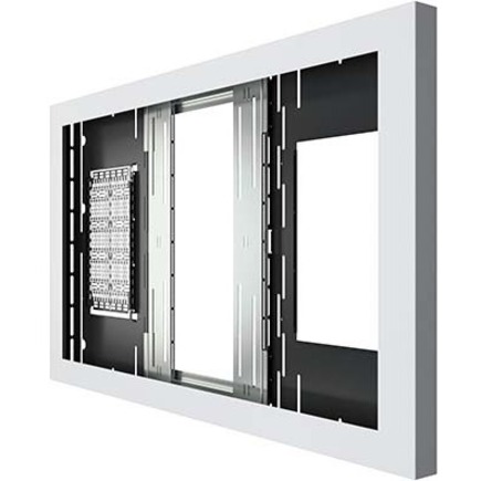 LANDSCAPE ON-WALL KIOSK WHITE 43