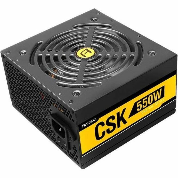 Antec Cuprum Strike X5000A253HC-20 550W Power Supply - Internal - 120 V AC, 230 V AC Input - 3.3 V DC, 5 V DC, 12 V DC, -12 V DC, 5 V SB Output - 550 W - Active PFC - 1 +12V Rails - 1 Fan(s) - 88% Efficiency