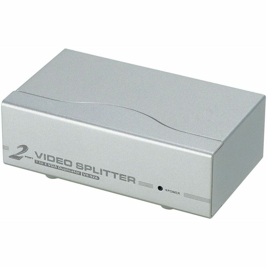 350MHZ 2-PORT VGA SPLITTER WITH MOUNTING KIT AND VGA CABLE
